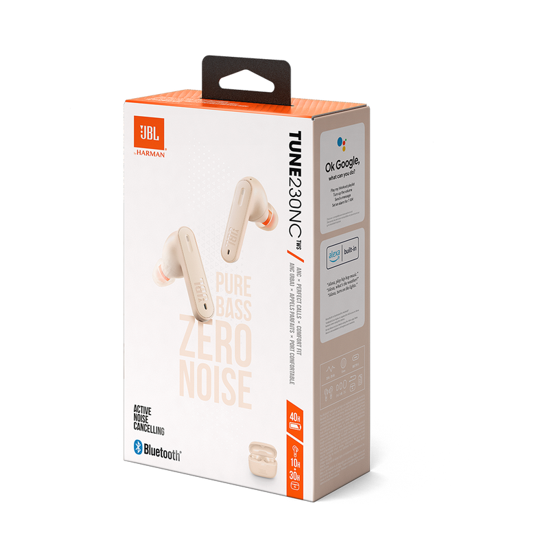 JBL Tune 230NC TWS - Sand - True wireless noise cancelling earbuds - Detailshot 10 image number null